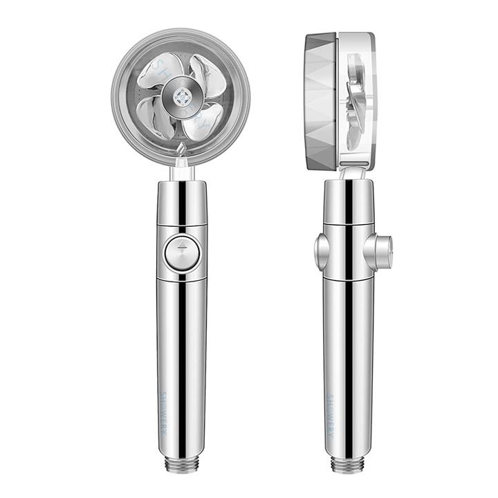 Showery® Turbo Shower Head:  High Performance Technology