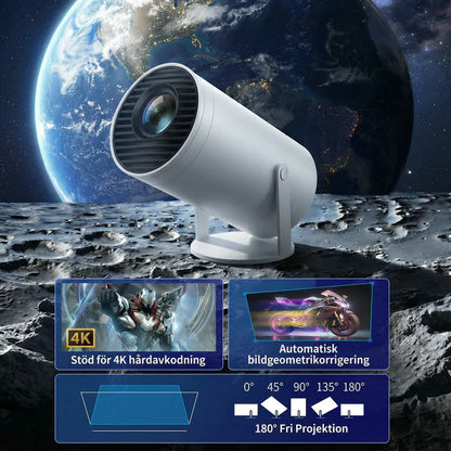 MiniCast Pro – Trådlös miniprojektor med WiFi & Bluetooth (2025)