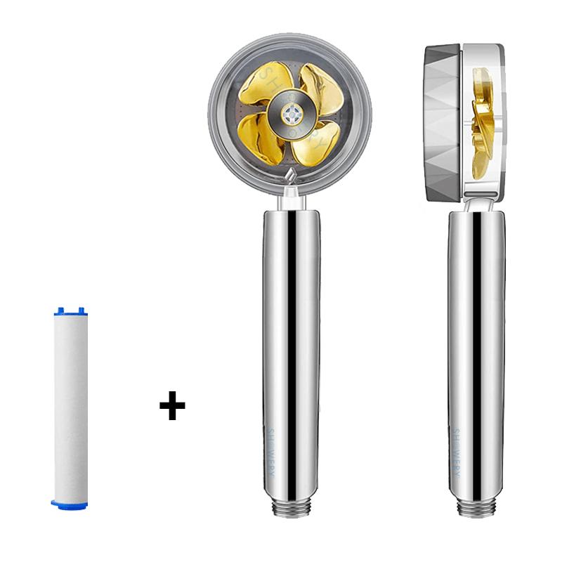 Showery® Turbo Shower Head:  High Performance Technology