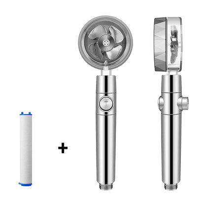 Showery® Turbo Shower Head:  High Performance Technology