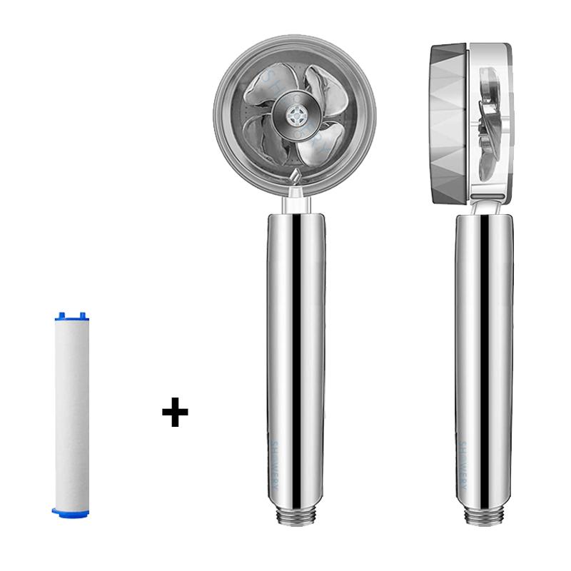 Showery® Turbo Shower Head:  High Performance Technology